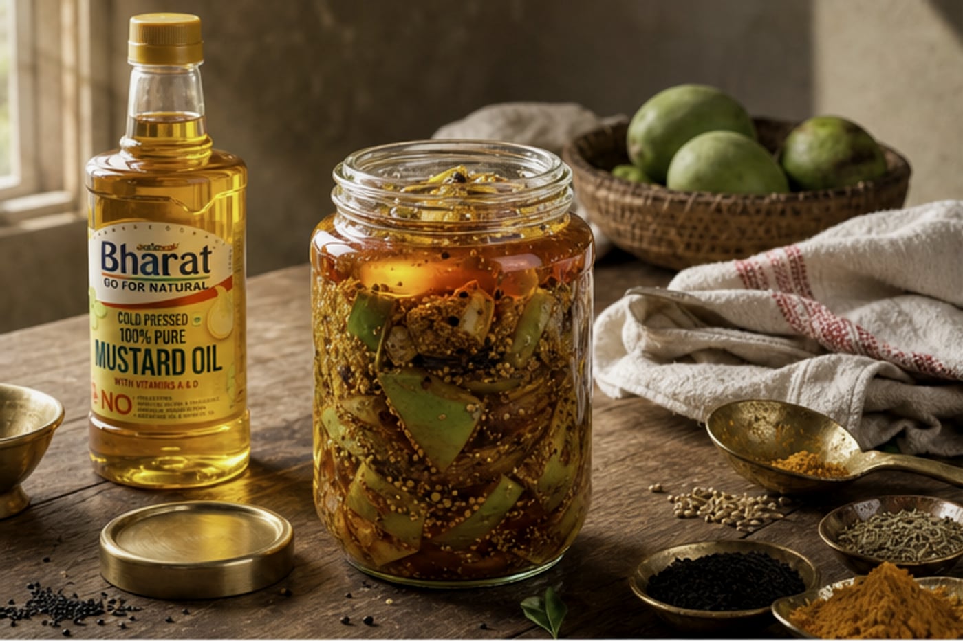 Aam Ka Achaar — finished dish