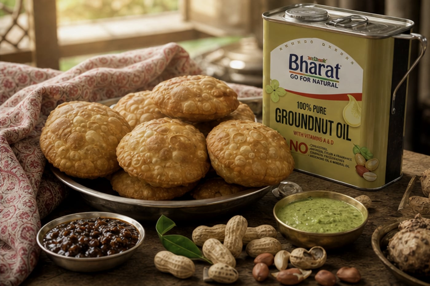 Crispy Kachori — finished dish