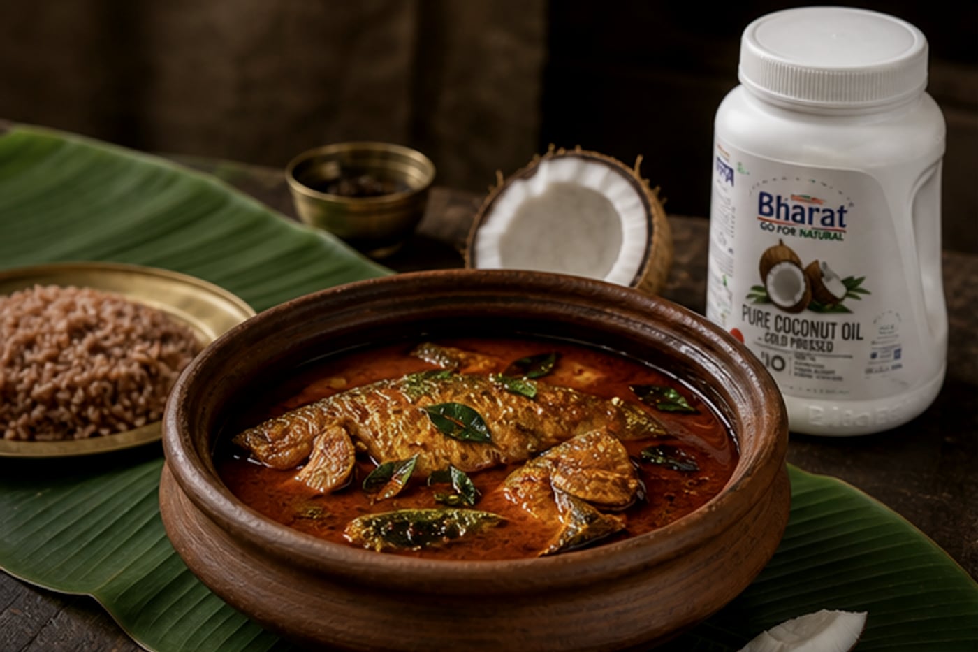 Kerala Fish Curry — finished dish